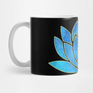 Flower of Life blue Mug